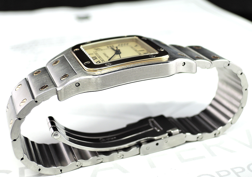 カルティエ Cartier サントスガルベLM クオーツ コンビ 研磨仕上げ 男性用 時計 cz3818のイメージ画像