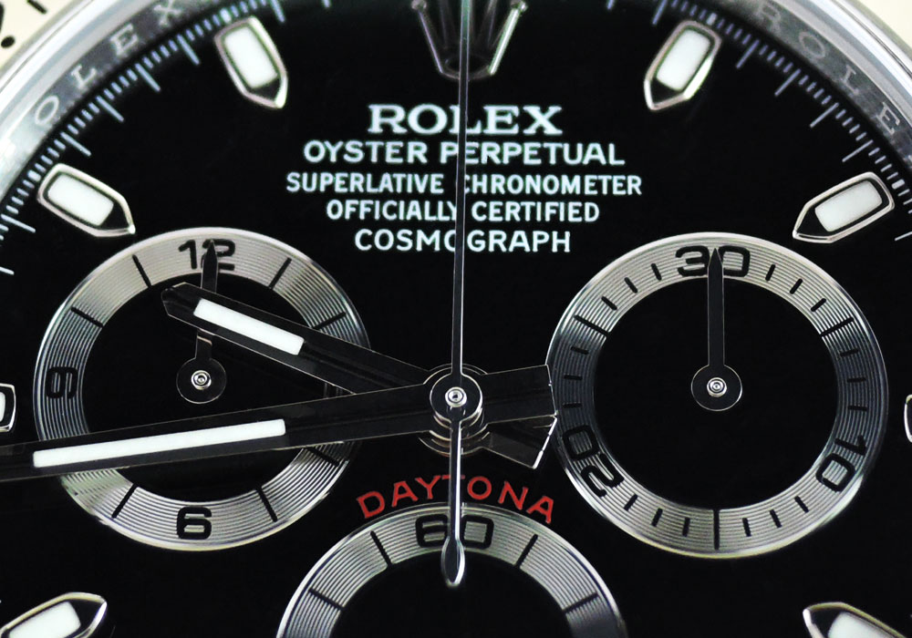 新品 ロレックス ROLEX デイトナ 116520 黒 ランダム品番 SS 保証書有 保護シール付 cz4093のイメージ画像
