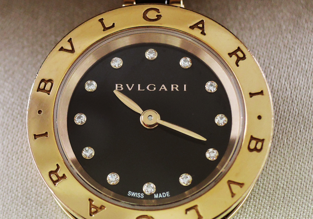 ブルガリ BVLGARI B-zero1 BZ23BSGCC/12.S 12Pダイヤ ブラック レディース クオーツ 時計 cz4229のイメージ画像