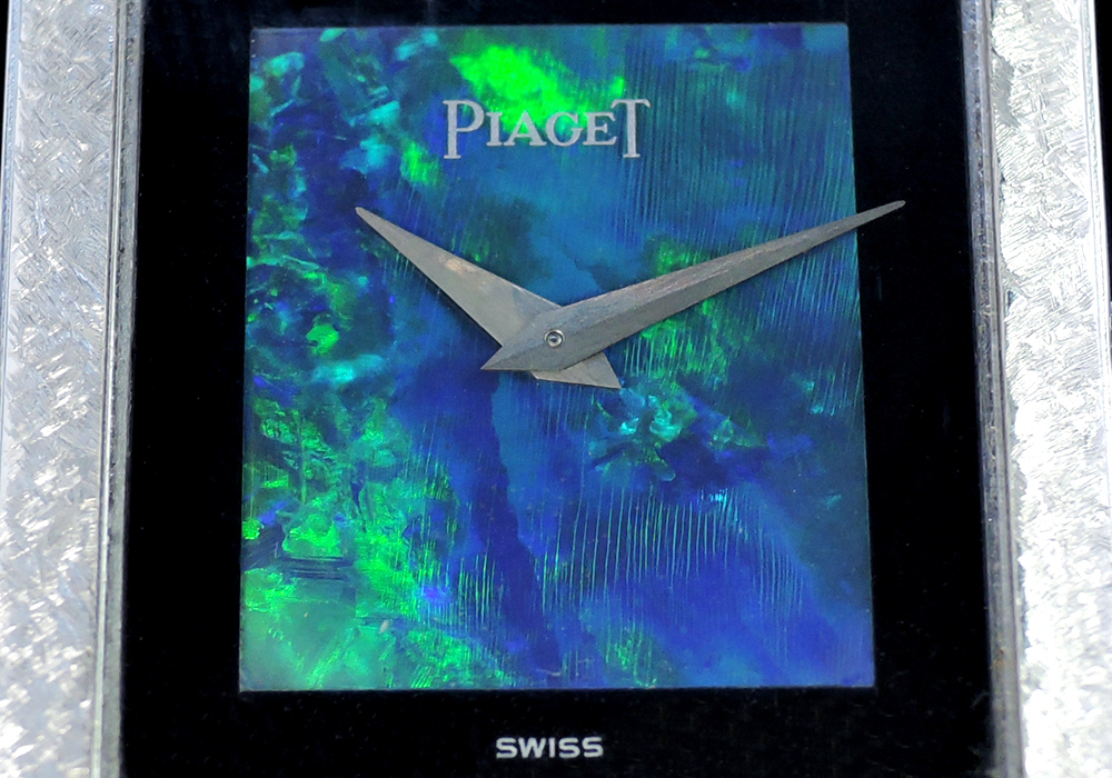 ピアジェ PIAGET 18KWG 手巻き ブラックオパール文字盤 ブレスダイヤ アンティーク IT4526のイメージ画像