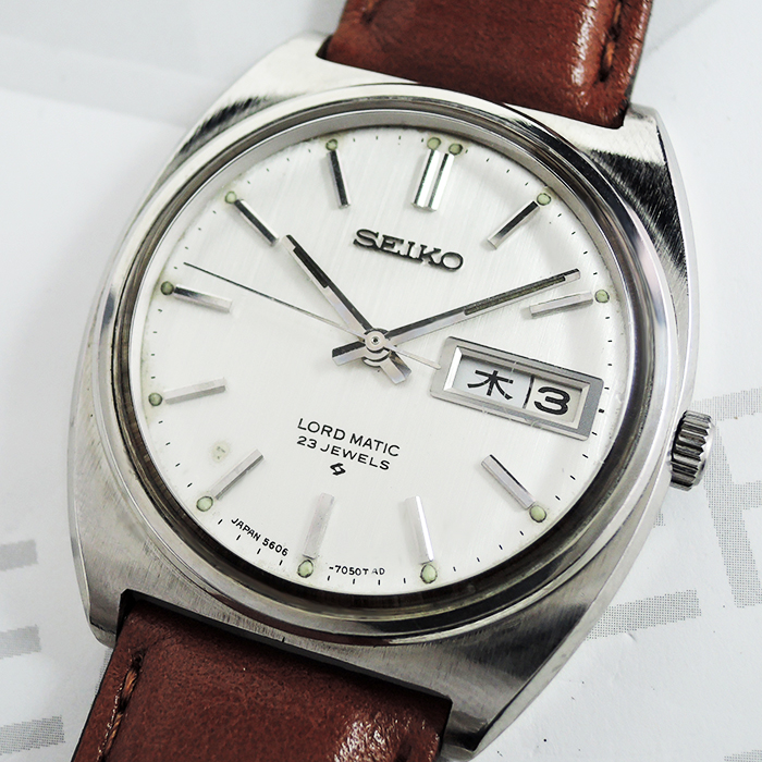 セイコーSEKO ロードマチック 5606-7050 男性用 腕時計 自動巻き