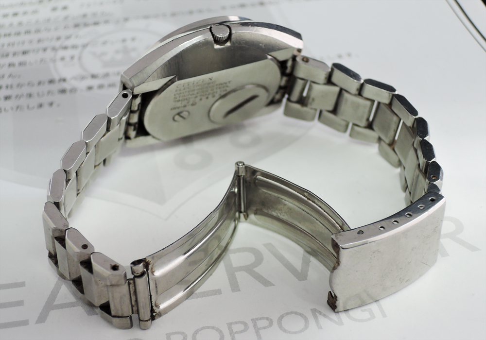 シチズンCITIZEN コスモトロン 7800-870221 男性用腕時計 自動巻 グリーン文字盤 cz4723のイメージ画像