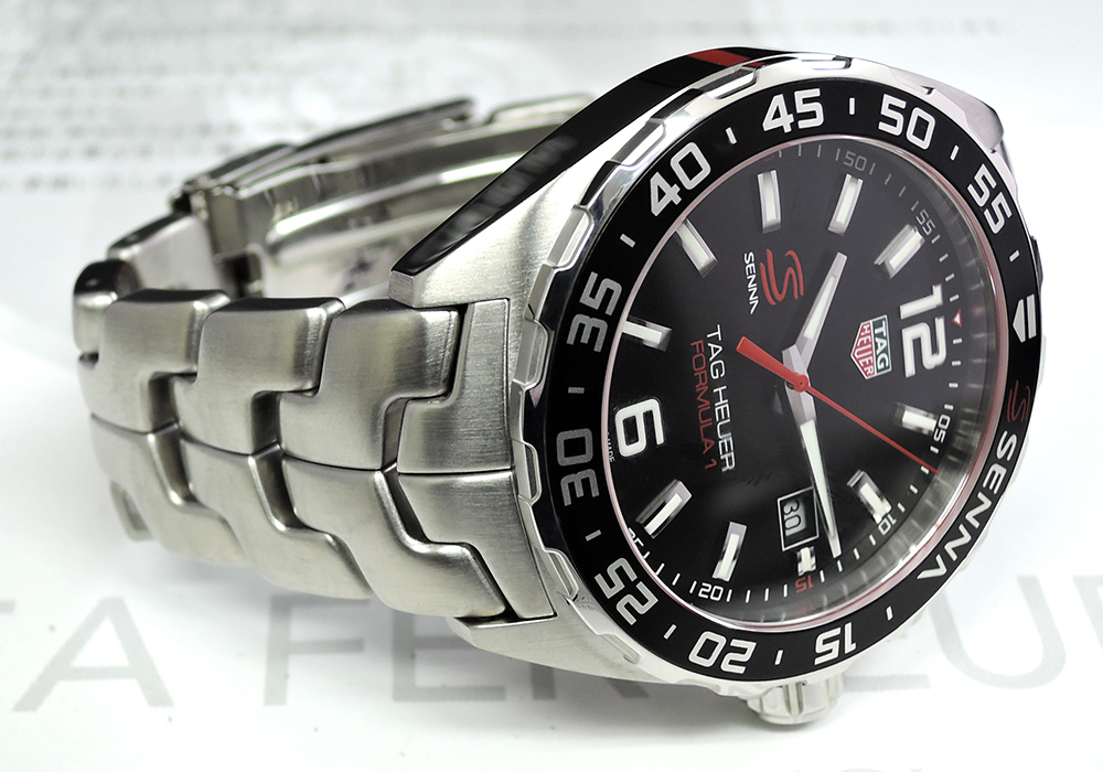 ◎タグホイヤー TAG HEUER フォーミュラ1 アイルトン・セナ エディション WAZ1012.BA0883 メンズ腕時計 クオーツ式 稼動 保証書有 cz4751 のイメージ画像