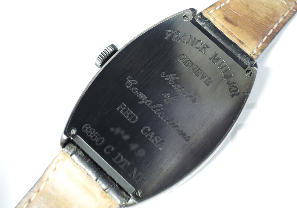 ■フランクミュラー FRANCK MULLER カサブランカ 6850CDTNR メンズ腕時計 自動巻 稼動 付属品有 WO985のイメージ画像