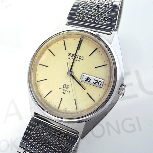 ■セイコーSEIKO ハイビート HI-BEAT 5646-7010 メンズ自動巻 不動 WO928