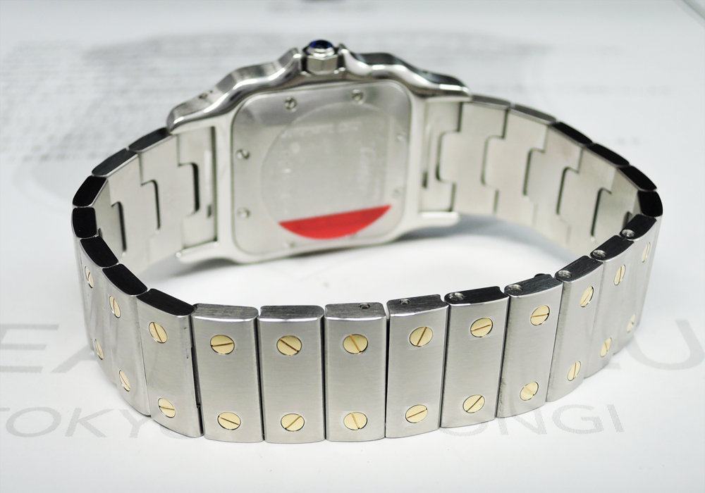 カルティエ Cartier サントスガルベLM 18KYGxSS コンビ 自動巻 メンズ 腕時計 cz4776のイメージ画像