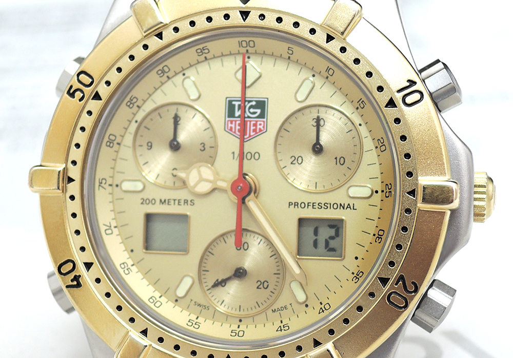 タグホイヤーTAG HEUER プロフェッショナル 2000 クノログラフ 265.406