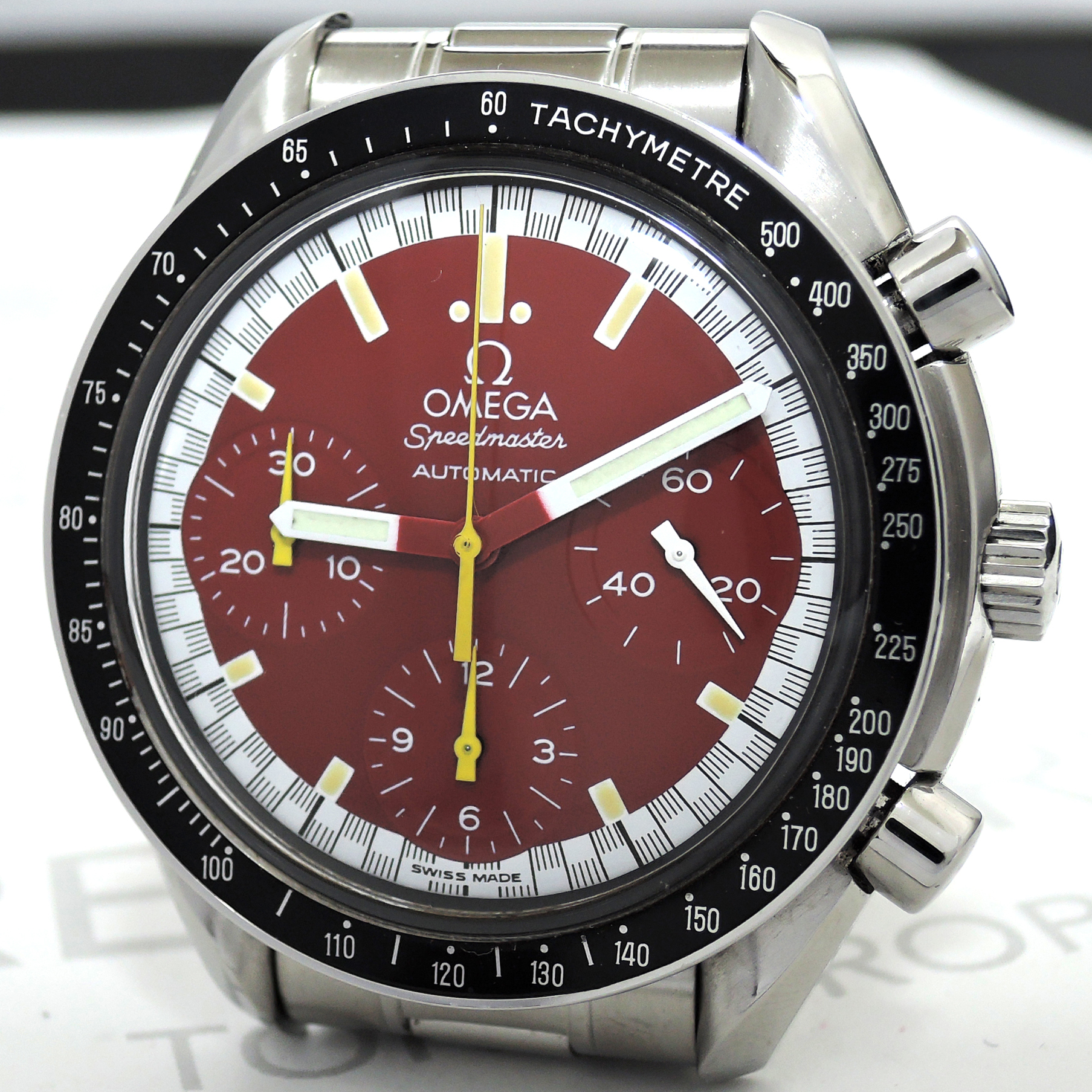 オメガOMEGA スピードマスター シューマッハ限定モデル 3510.61 自動巻 CF4854 - トケナビ -  手数料無料の時計専門マーケットプレイス ロレックス、オメガ等ブランド時計