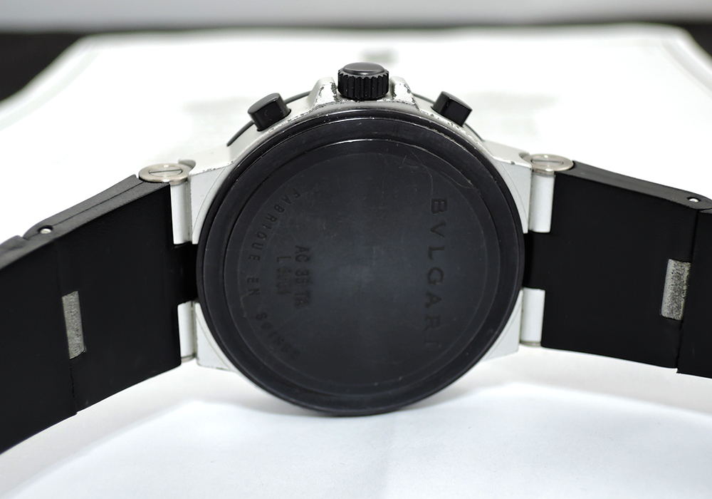 ブルガリBVLGARI アルミニウム クロノグラフ AC38TA メンズ腕時計 自動巻 CF4870 - トケナビ - 手数料無料の時計専門