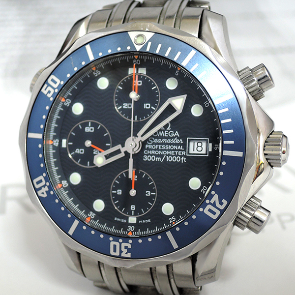 オメガOMEGA シーマスター プロフェッショナル300 2225.80 クロノグラフ  CZ4798