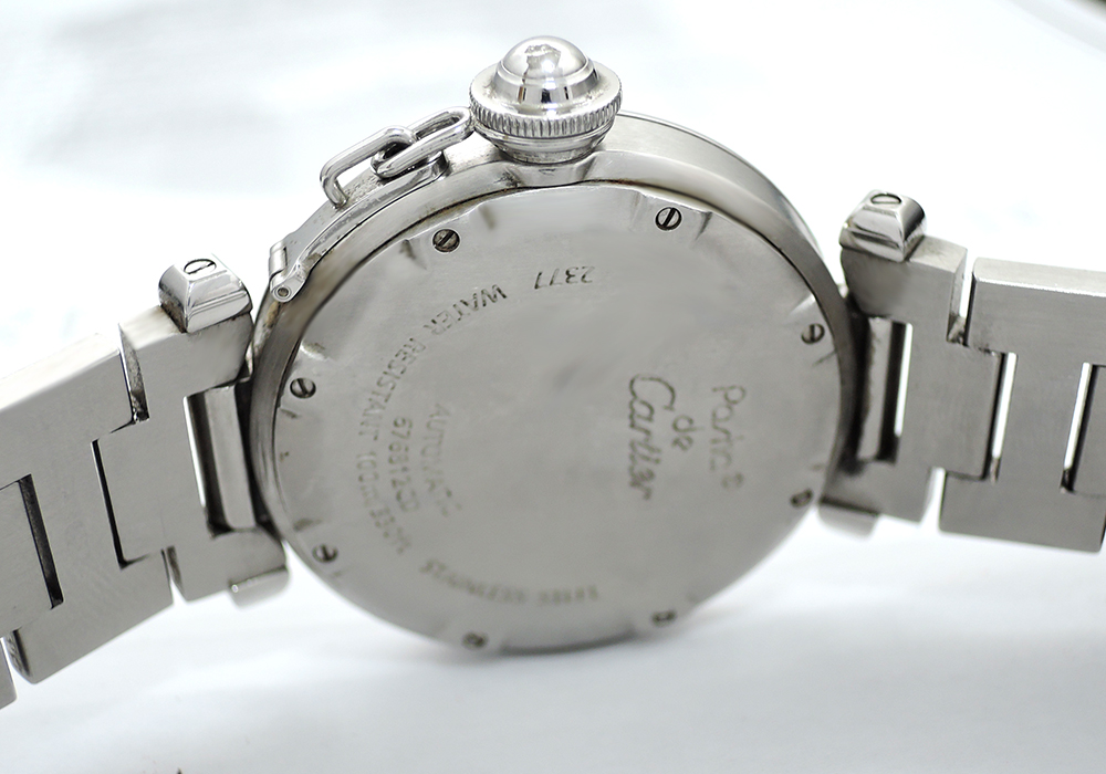 カルティエCartier パシャC メリディアンGMT 自動巻 腕時計 ボーイズ シルバー文字盤 CF4867のイメージ画像