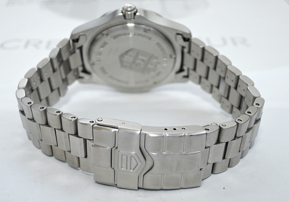 タグホイヤーTAG HEUER 2000シリーズ WK1110.BA0317 黒文字盤 クォーツ メンズ腕時計 保証書付 CF4925のイメージ画像