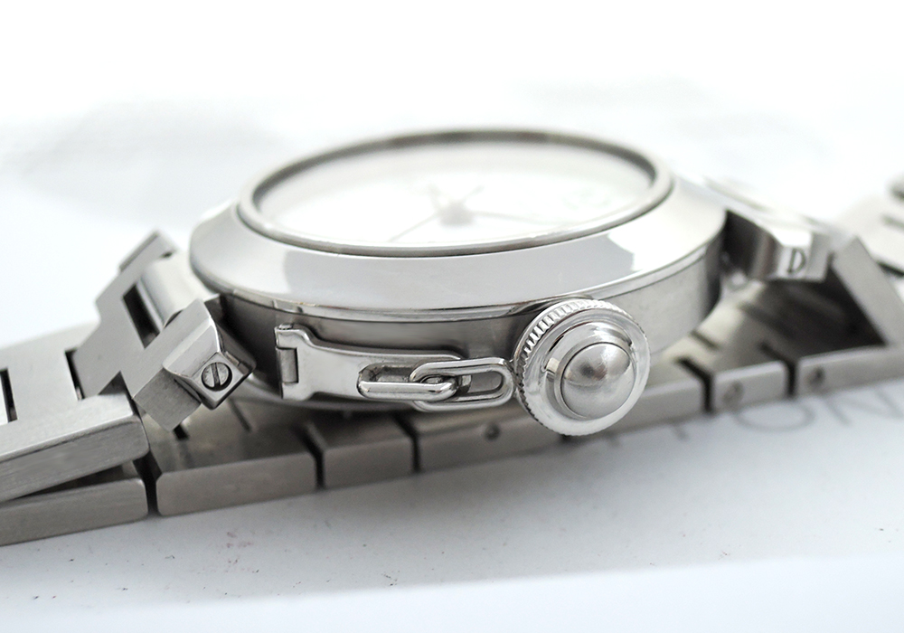 カルティエCartier パシャC 自動巻 腕時計 ボーイズ SS 白文字盤 CF4954のイメージ画像