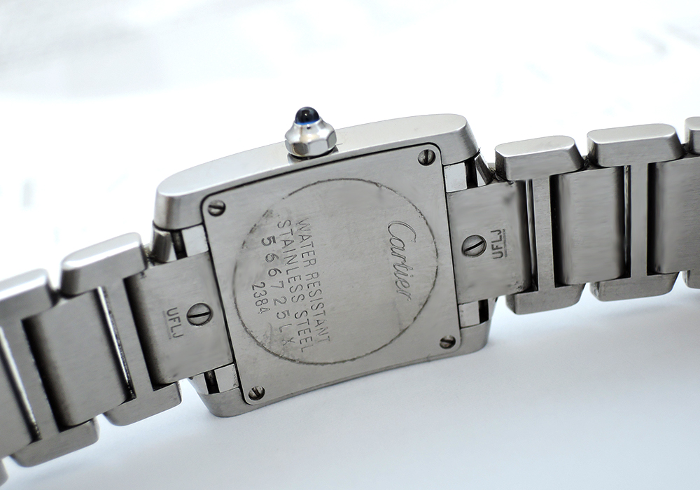 カルティエCARTIER タンクフランセーズSM W51008Q3 レディース時計 白文字盤 クォーツ CF4941のイメージ画像