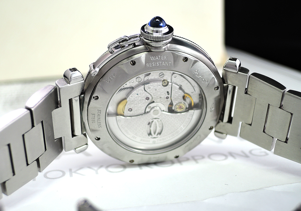 カルティエCartier パシャ38mm グリット W31040H3 自動巻 腕時計 メンズ SS 白文字盤 CF5099のイメージ画像