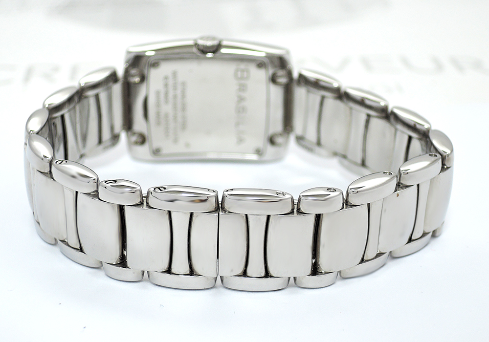 エベルEBEL ブラジリアミニ 1215933 レディース腕時計 クォーツ SS ベゼルダイヤ＆10Ｐダイヤ シェル文字盤 CF5062のイメージ画像