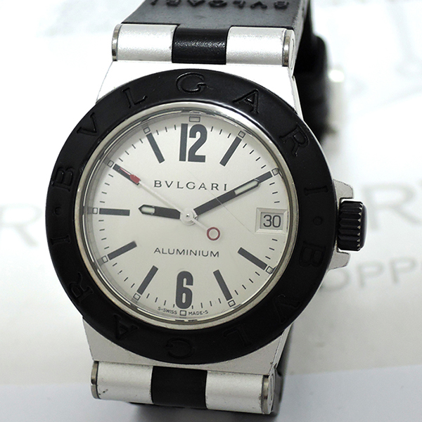 ブルガリBVLGARI アルミニウム AL32TA ボーイズ 腕時計 クォーツ CF5170 - トケナビ - 手数料無料の時計専門マーケット