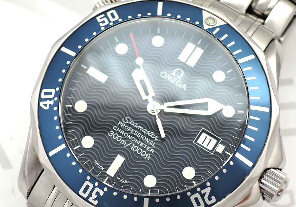 オメガOMEGA シーマスター プロフェッショナル300m 2531.80 メンズ腕時計 自動巻 青文字盤 CF5262のイメージ画像