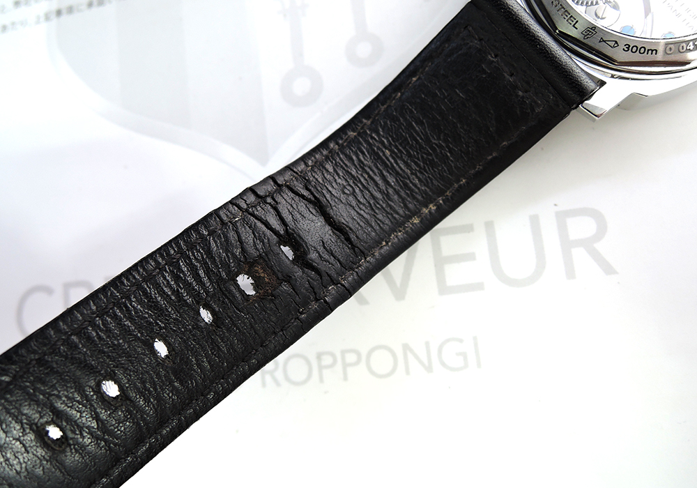 パネライ PANERAI ルミノールベース PAM00112 手巻き SSｘ黒革 バックスケルトン CF5250のイメージ画像