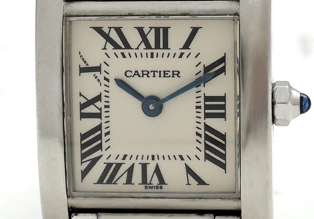 カルティエCARTIER タンクフランセーズSM W51008Q3 レディース時計 クォーツ CF5341のイメージ画像