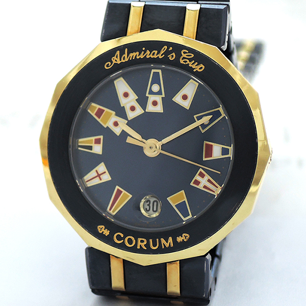 コルムCORUM アドミラルズカップ ADMIRAL'S CUP 39.610.31 V-52 SS×YG  クォーツ レディース時計 CF5406のイメージ画像