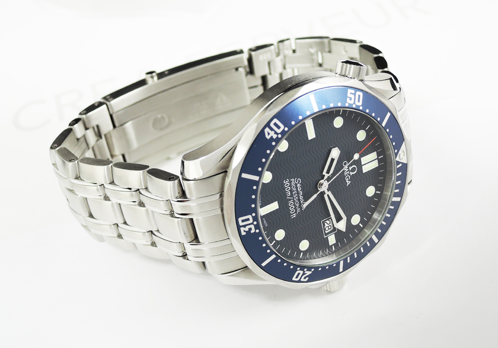 オメガOMEGA シーマスター プロフェッショナル300m 2541.80 メンズ腕時計 青文字盤 クォーツ 保証書  CF5490のイメージ画像