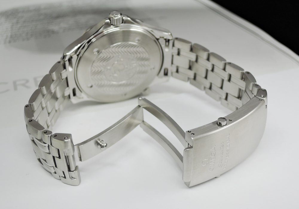 オメガOMEGA シーマスター プロフェッショナル300m 2541.80 メンズ腕時計 青文字盤 クォーツ 保証書  CF5490のイメージ画像