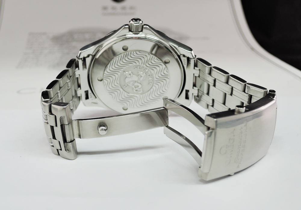 オメガ OMEGA シーマスター プロフェッショナル300m 2541.80 メンズ腕時計 青文字盤 クォーツ 保証書有 CF5521のイメージ画像