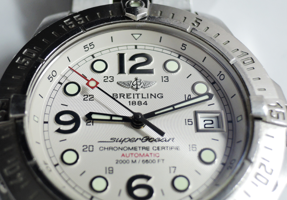 ブライトリングBREITLING スーパーオーシャン A17390 クロノグラフ 自動巻 メンズ 腕時計 保証書有 CF5707のイメージ画像