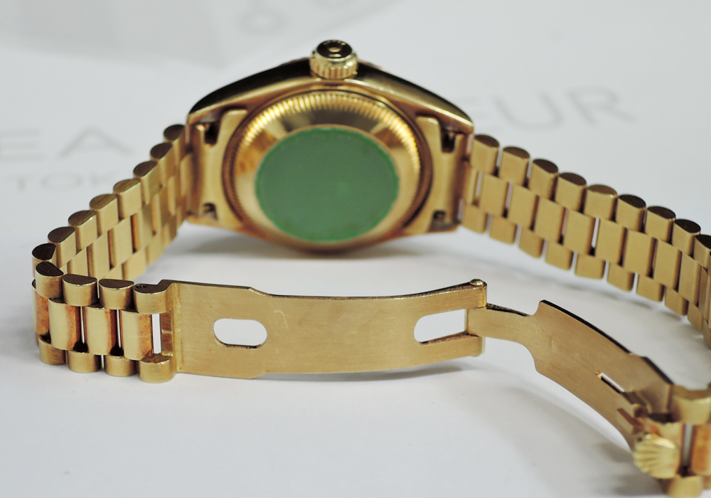 ロレックス ROLEX  デイトジャスト 69178G 金無垢  R番 レディース腕時計 シャンパン文字盤 自動巻 ダイヤモンド イエローゴールド CF5702のイメージ画像