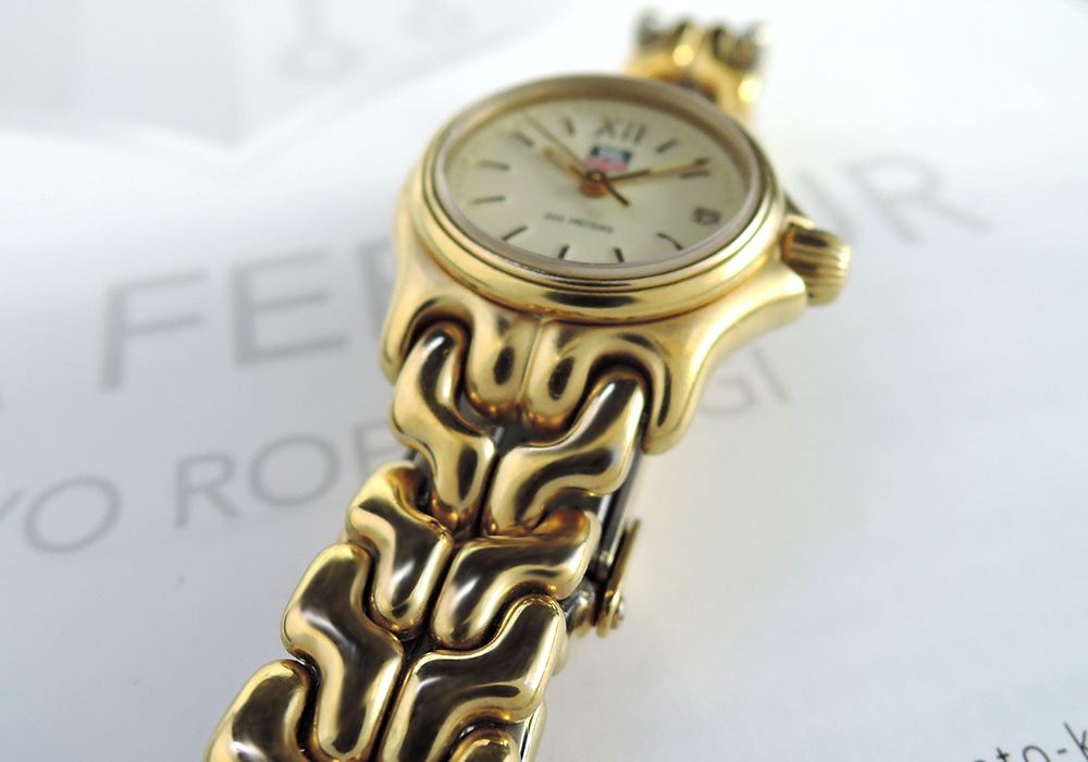 タグホイヤーTAG-HEUER セル SEL 200ｍ S04.708M GP ゴールド クォーツ  レディース腕時計 W812のイメージ画像
