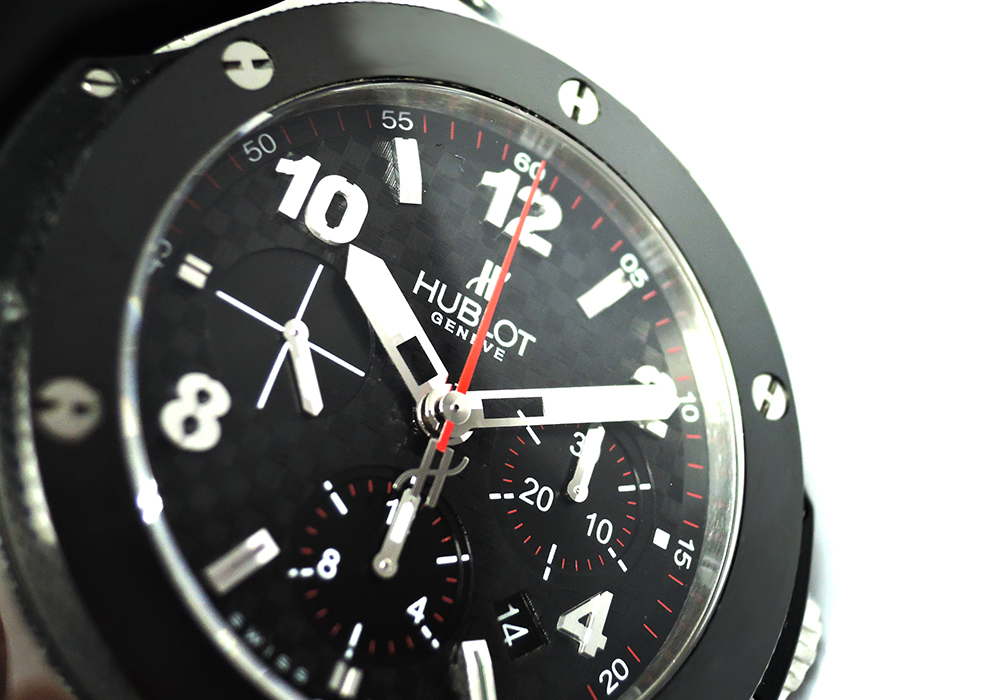 ウブロ HUBLOT ビッグバン 301.SB.131.RX ステンレス ラバー 自動巻 セラミック メンズ腕時計 シースルーバック IT5791のイメージ画像