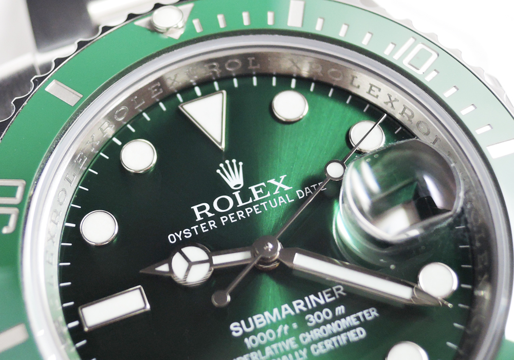 ロレックス ROLEX サブマリーナ グリーンサブ 116610LV ステンレス メンズ腕時計 保証書付 IT5794のイメージ画像