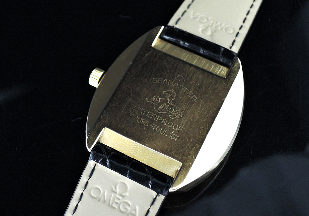 オメガ OMEGA シーマスター コスミック 166035 K18 メンズ時計 デイト 自動巻き シルバー文字盤 新品純正ベルト 箱 IT5827-10*sのイメージ画像