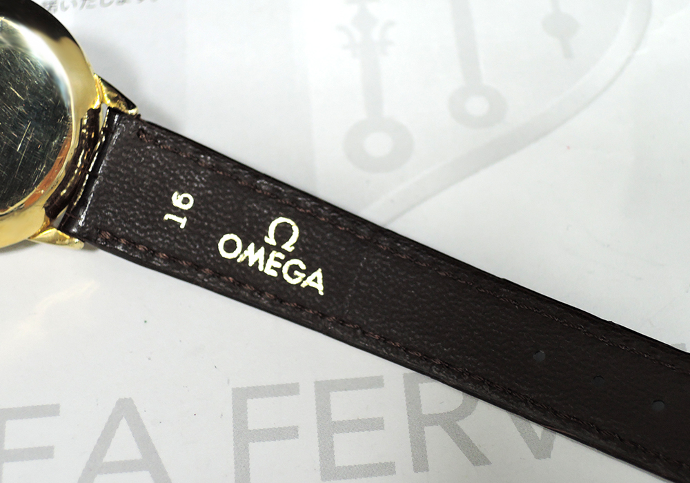 オメガ OMEGA シーマスター K14 メンズ腕時計 自動巻き 黒文字盤 新品純正ベルト IT5836-19*sのイメージ画像