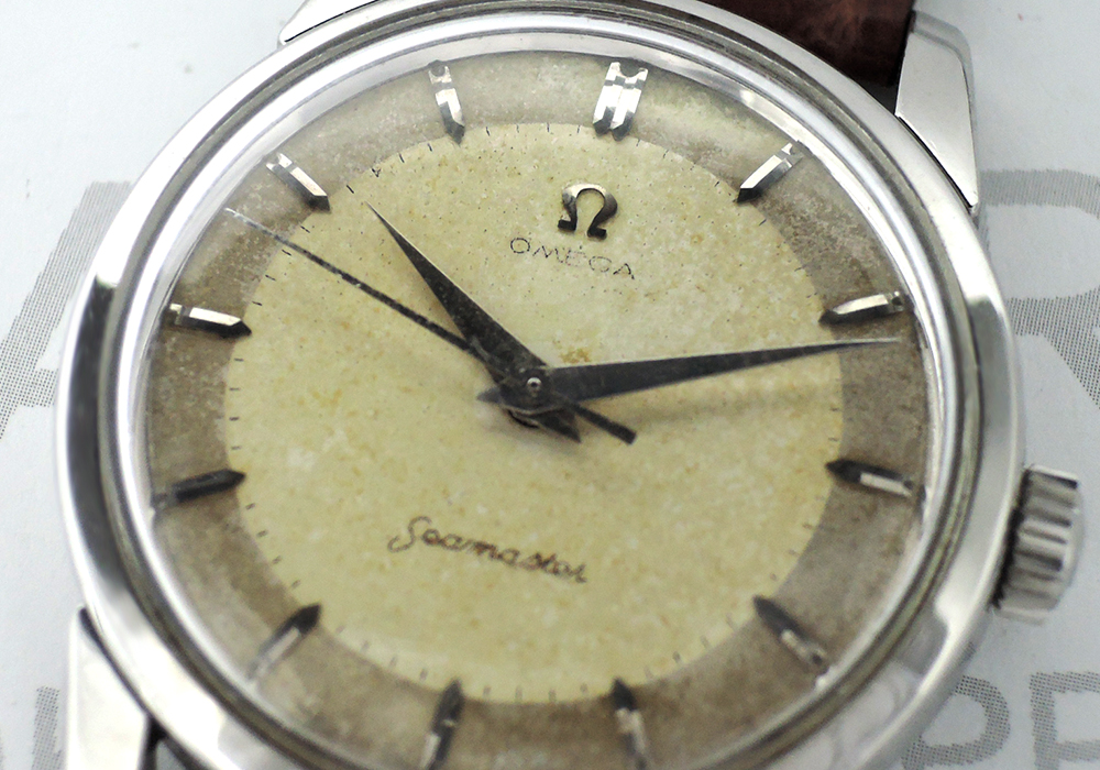 オメガOMEGA シーマスター アンティークモデル 男性用腕時計  自動巻 オリジナル茶革ベルト交換済 CF5845-28*sのイメージ画像