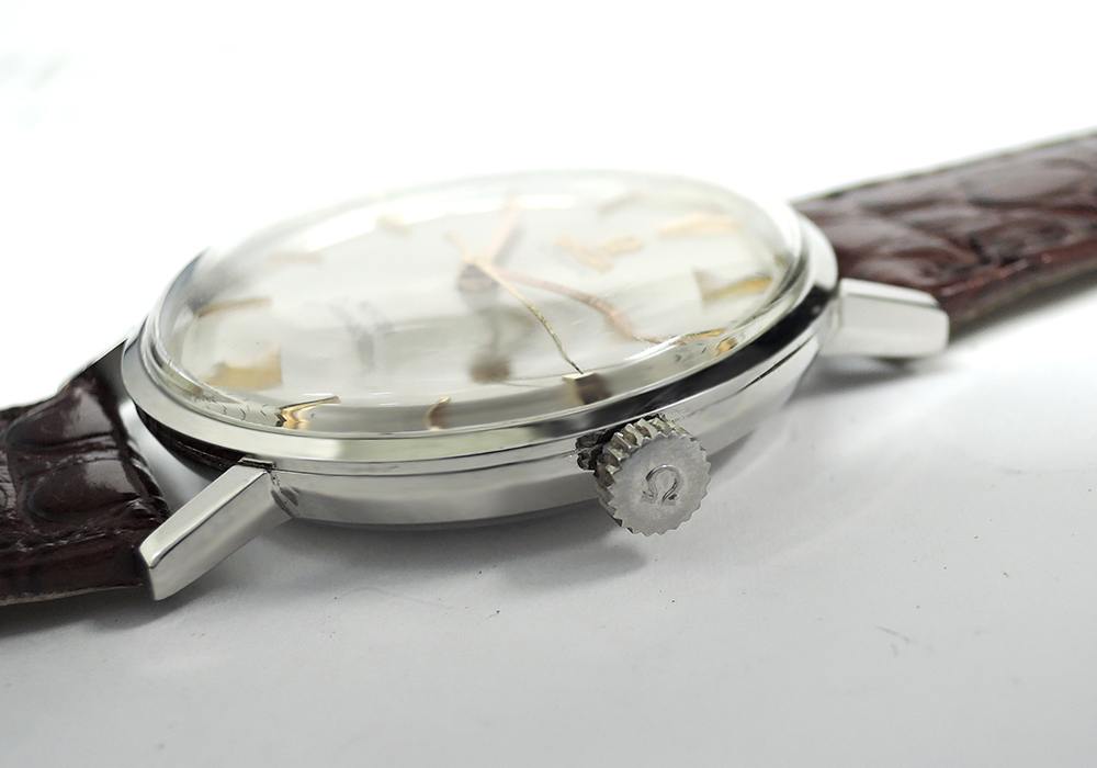 オメガOMEGA マイスター シーマスター アンティーク メンズ腕時計 シルバー文字盤 自動巻 SS 純正新品ストラップ IT5850-33*sのイメージ画像