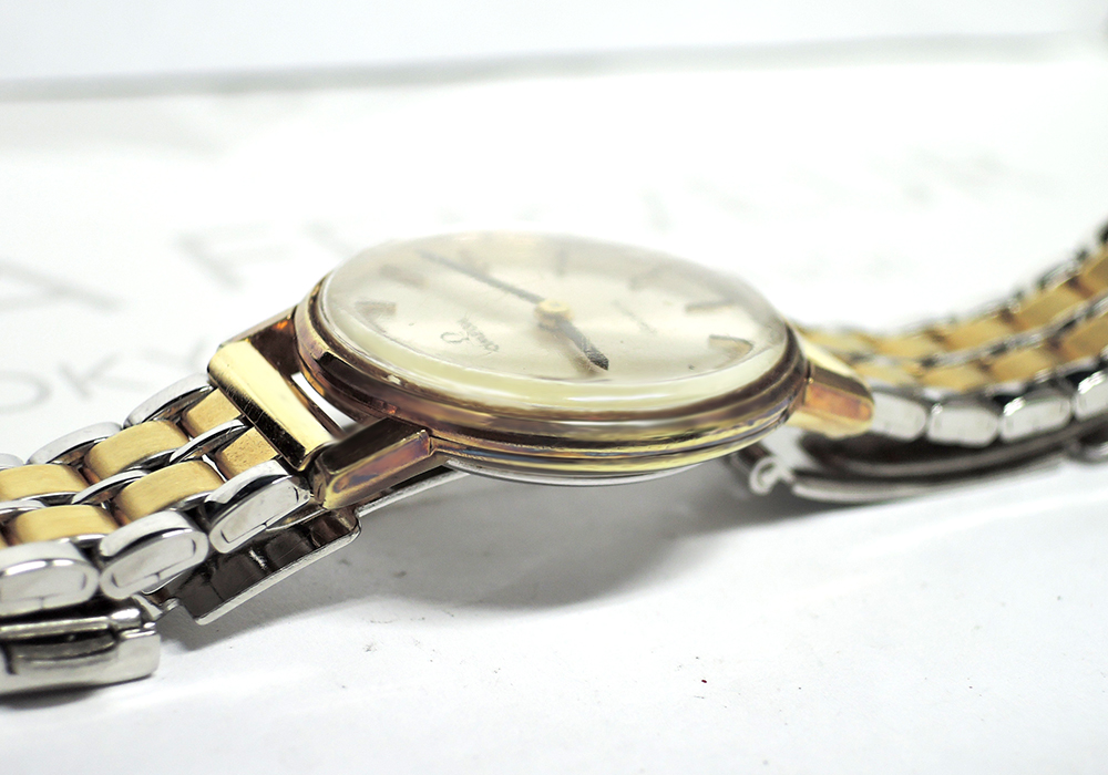 オメガ OMEGA ジュネーブ レディース腕時計 アンティーク 手巻 シルバー文字盤 ステンレス コンビ IT5861-44*sのイメージ画像