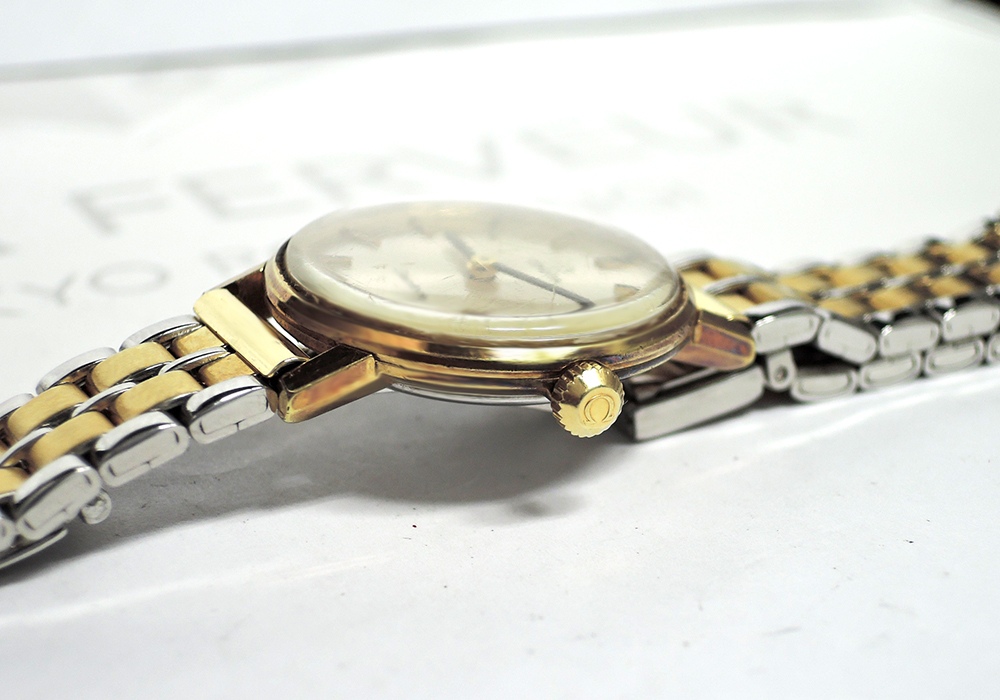 オメガ OMEGA ジュネーブ レディース腕時計 アンティーク 手巻 シルバー文字盤 ステンレス コンビ IT5861-44*sのイメージ画像