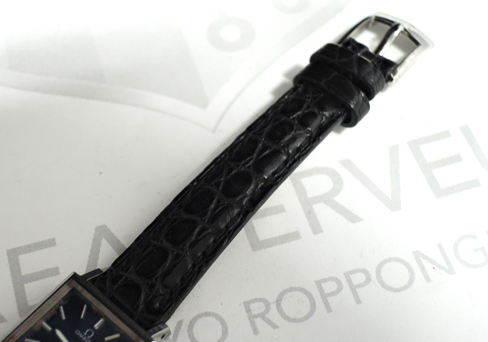 オメガ OMEGA ジュネーブ レディース腕時計 アンティーク 手巻 青文字盤 ステンレス 純正新品ストラップ IT5862-45*sのイメージ画像