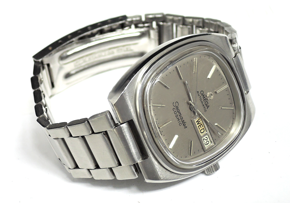 オメガ OMEGA シーマスター コスミック メンズ腕時計 デイデイト 自動巻 シルバー文字盤 IT5865-48*s - トケナビ - 手数
