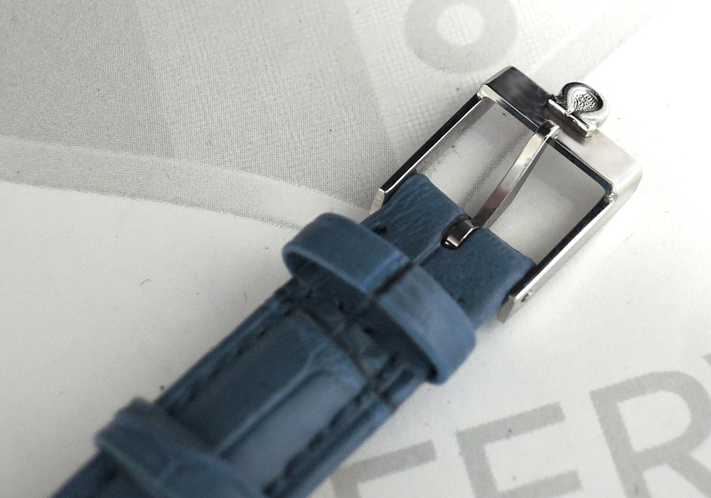 オメガOMEGA デビルDE VILLE アンティーク レディース腕時計 手巻き シルバー文字盤 社外新品ストラップ IT5869-52*sのイメージ画像