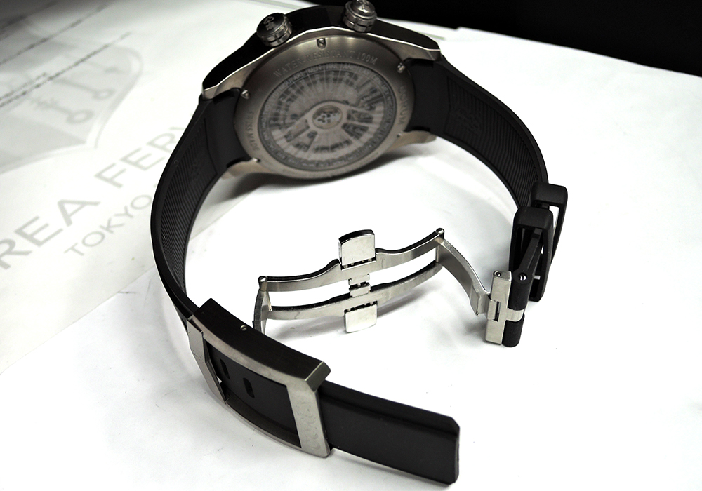 コルムCORUM アドミラルズカップ ADMIRAL'S CUP レジェンド47 ワールドタイマー 637.101.04/F371 AN02 クロノグラフ 自動巻 メンズ腕時計 チタニウム バックスケルトン ラバーストラップ 保証書 箱 説明書 IT5963-5*sのイメージ画像