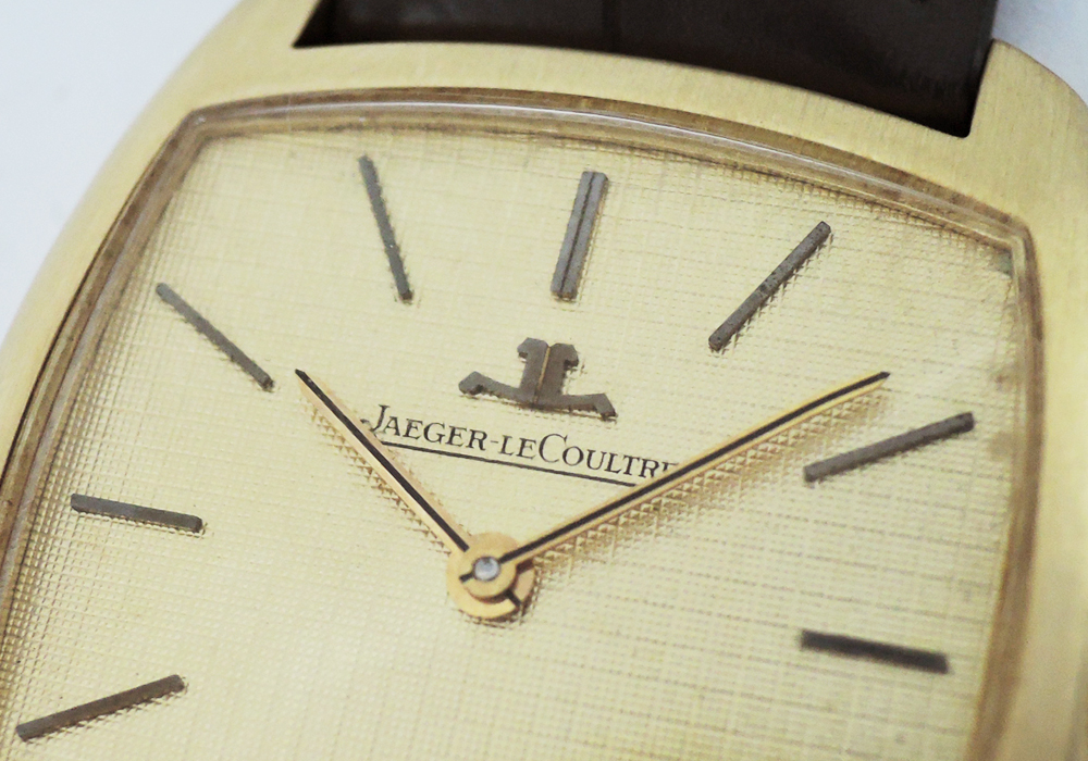 ジャガールクルト JAEGER LECOULTRE トノー アンティーク ヴィンテージ 腕時計 手巻 18K アリゲーターストラップ 箱 IT5964-6*sのイメージ画像