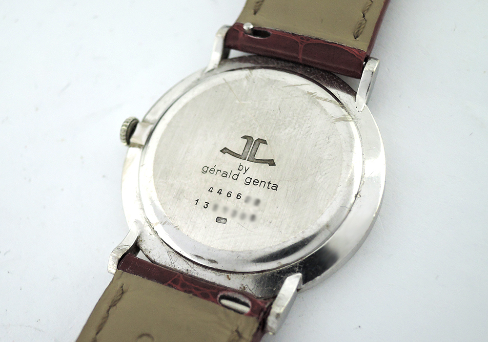 ジャガールクルト JAEGER LECOULTRE アンティーク ヴィンテージ ステンレス 腕時計 手巻 シルバー文字盤 純正新品アリゲーターストラップ 本体のみ IT5968-10*sのイメージ画像