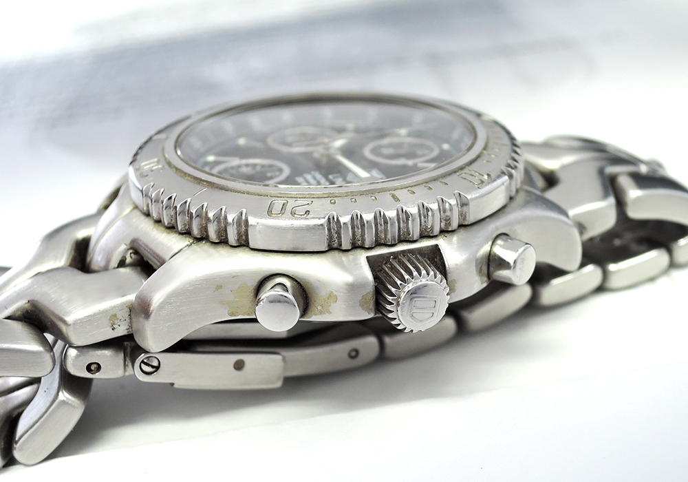 タグホイヤー TAG HEUER リンク CT5111 メンズ腕時計 200m 自動巻 クロノグラフ ステンレス 黒文字盤 CF6117のイメージ画像