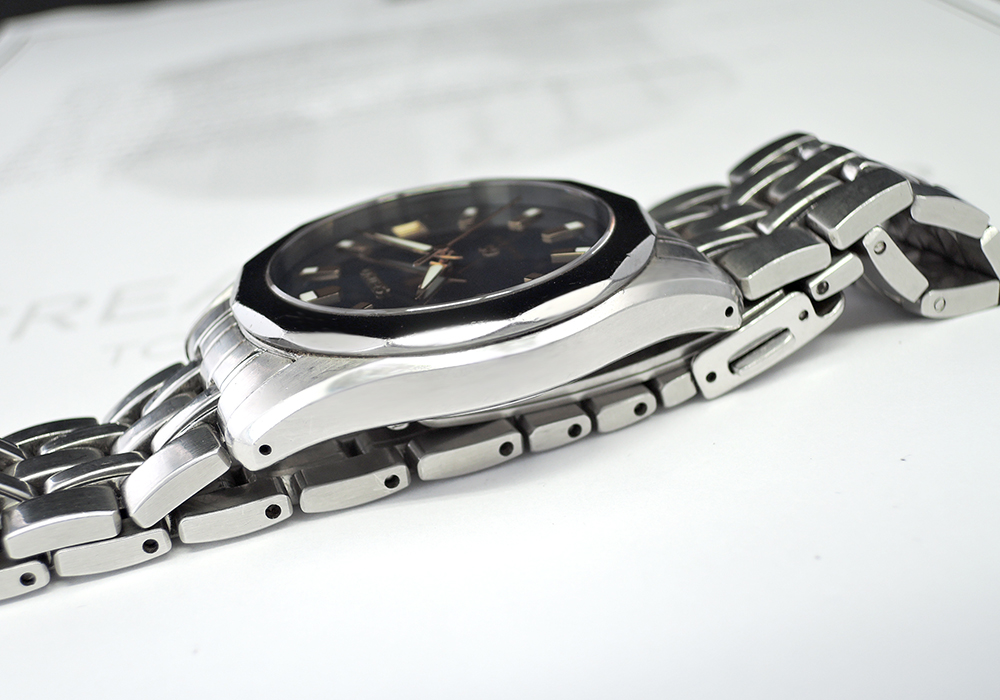 グランドセイコーGRAND SEIKO メンズ腕時計 クオーツ ネイビー文字盤 ステンレス CF6118のイメージ画像