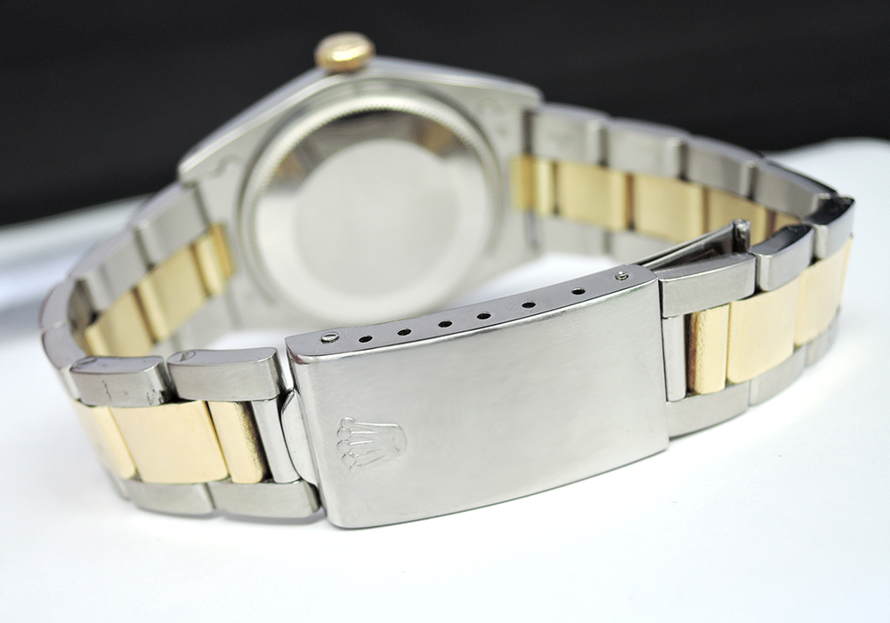  ロレックスROLEX オイスターパーペチュアル デイト コンビ 1505 SS/14KYG アンティーク メンズ腕時計 日本ロレックス修理 OH済 保証書 IT6158のイメージ画像