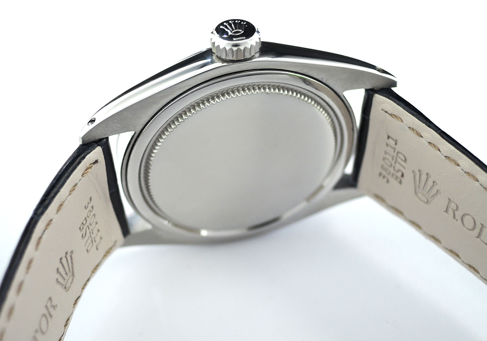 ロレックス ROLEX オイスタープレシジョン 6694 ステンレス シルバー文字盤 アンティーク 手巻き 新品純正ストラップ メンズ腕時計 日本ロレックス修理 OH済 保証書 IT6159のイメージ画像