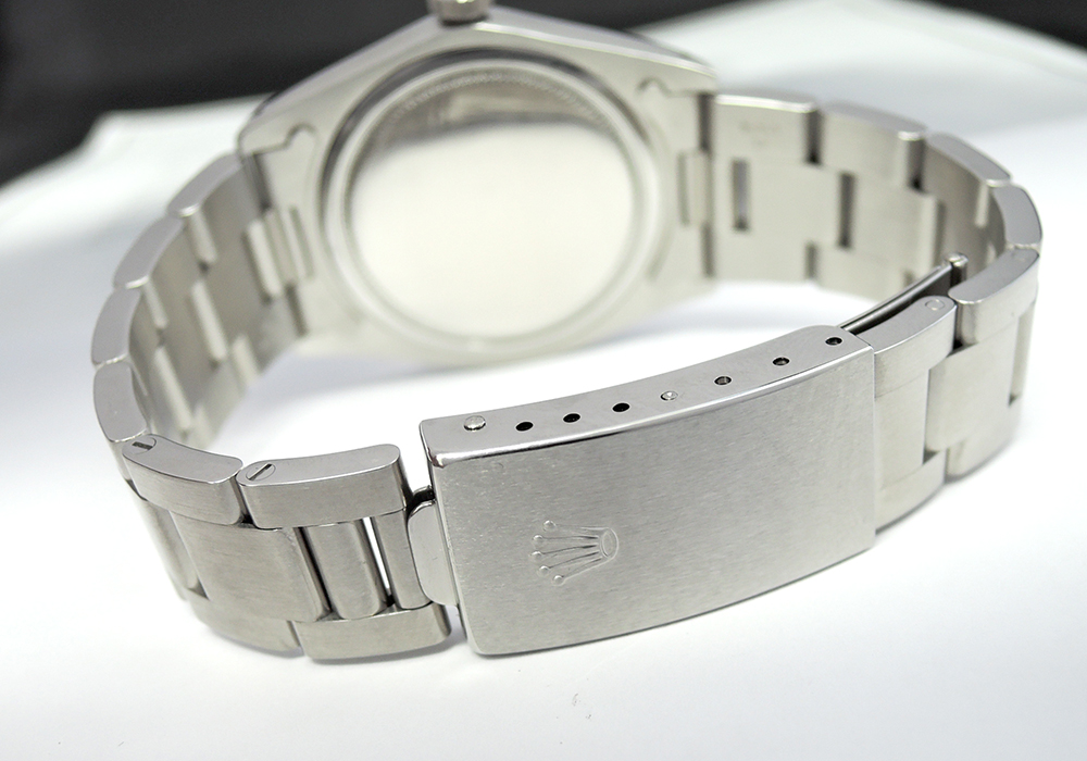 ロレックス ROLEX オイスターデイト プレシジョン 6694 シルバー文字盤 アンティーク 手巻き ステンレス メンズ腕時計 日本ロレックス修理 OH済 保証書 IT6161のイメージ画像